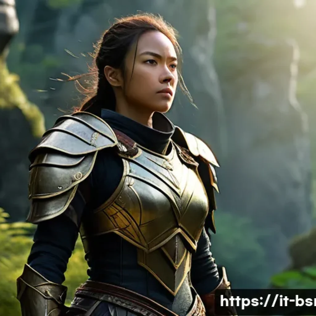 블레이드소울 레볼루션 필드 PK 전략 - **Prompt:** A highly skilled female martial artist, dressed in detailed, practical fantasy combat ar...